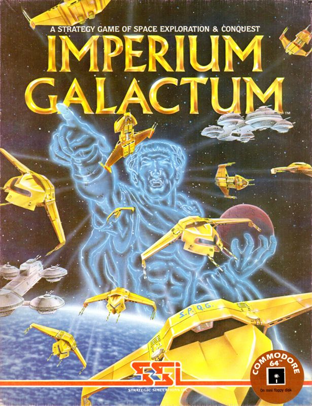 Imperium Galactum box art for Commodore 64
